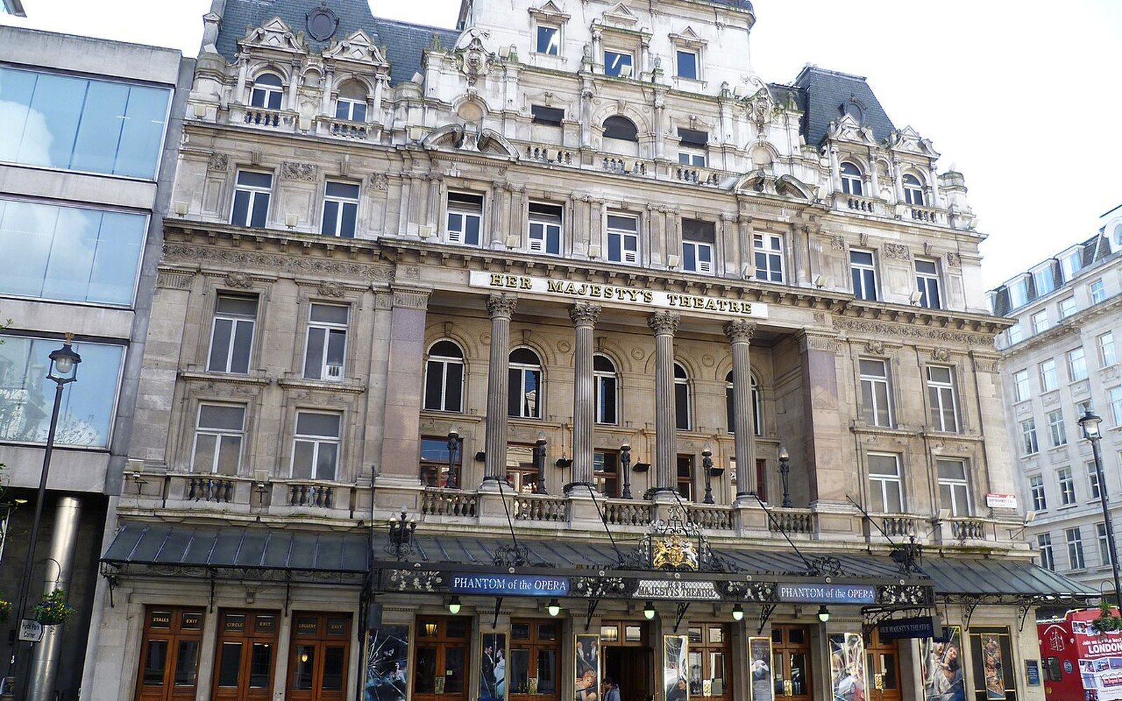 Her Majesty's Theatre on the Haymarket, London