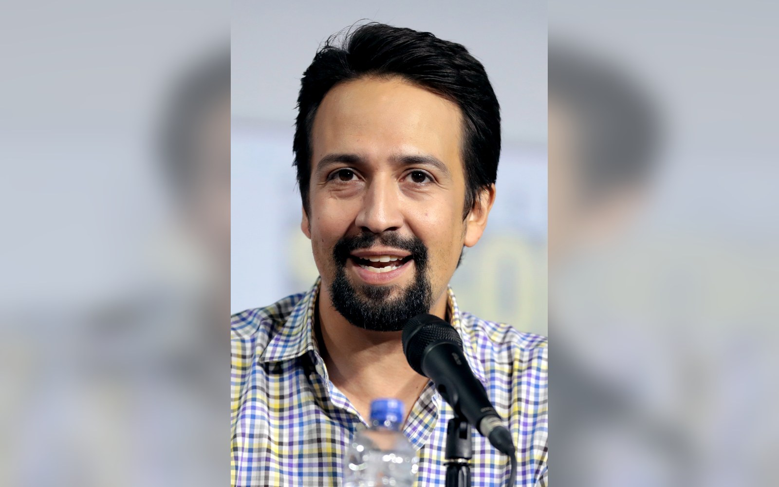 Lin-Manuel Miranda, photographed at a press event